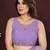 LAVENDER Beautiful georgette silk embroidery work saree 