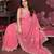 CARROT Beautiful georgette silk embroidery work saree 