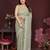 PISTA Beautiful georgette silk embroidery work saree 