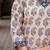 Cream Floral Print Rayon Ethnic Top for Women & Girls
