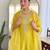 Women's Viscose Rayon Embroidered Straight Kurta with Pant And Dupatta Set