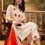 Women's Beautiful Viscose Fabric Thread work Straight Kurta with Pant And Dupatta Set