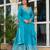 Wedding wear anarkali gown with dupatta