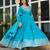 Wedding wear anarkali gown with dupatta
