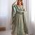 Wedding wear anarkali gown with dupatta