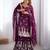 Designer wedding wear plazzo suit for women