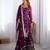 Designer wedding wear plazzo suit for women