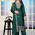 Designer chinon sharara suit with coding sequence embroidered work