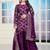 Designer chinon sharara suit with sequence embroidered work