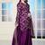 Designer chinon sharara suit with sequence embroidered work