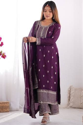 Designer salwar suit with dupatta