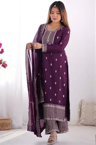Designer salwar suit with dupatta
