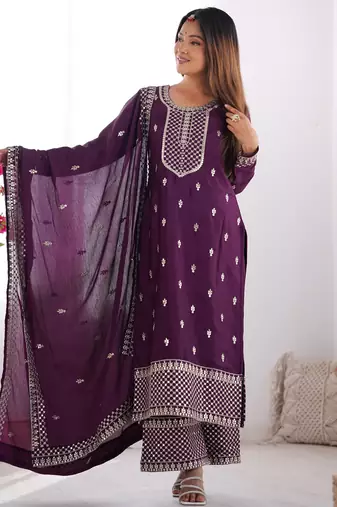 Designer salwar suit with dupatta