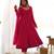 Wedding wear anarkali suit with dupatta