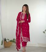 Designer kurta pent dupatta