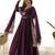 Wedding wear anarkali suit with dupatta