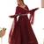 Wedding wear anarkali suit with dupatta