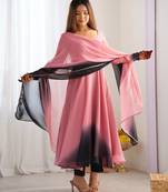 Wedding wear anarkali suit with dupatta