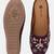 Pairs4u women's wine embroidered mojari juttis - stylish canvas flats with comfortable pvc sole for ethnic wear