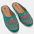 Pairs4u women's rama embroidered canvas jutti ethnic slip-on flat mojari with comfortable pvc sole for women & girls