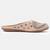 Pairs4u women's embroidered canvas juttis cream slip-on ethnic flats with pvc sole for comfortable universal wear