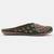 Pairs4u women's dark green embroidered canvas jutti slip-on ethnic flats with stylised toe for comfort &