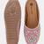 Pairs4u women's peach canvas mojari jutti ethnic embroidered slip-on flats with comfortable pvc sole for women & girls
