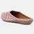 Pairs4u women's peach canvas mojari jutti ethnic embroidered slip-on flats with comfortable pvc sole for women & girls