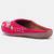 Pairs4u women's dark pink embroidered canvas punjabi jutti slip-on ethnic flats with comfortable pvc sole