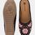 Pairs4u women's black canvas embroidered juttis with pvc sole, comfortable slip-on ethnic footwear for women & girls