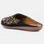 Pairs4u women's black embroidered mojari jutti ethnic canvas flats slip-on comfortable for traditional wear