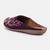 Pairs4u women's wine embroidered canvas juttis - ethnic slip-on flats with stylised toe and comfortable pvc sole
