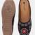 Pairs4u women's black embroidered mojari juttis ethnic canvas slip-on flats with comfortable pvc sole