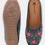 Pairs4u women's embroidered ethnic punjabi juttis canvas slip-on flats with stylised toe and comfortable pvc sole