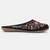 Pairs4u women's black embroidered canvas juttis - traditional slip-on ethnic flats with comfortable pvc sole for women