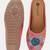 Pairs4u women's peach embroidered mojari jutti - traditional ethnic canvas flats with comfortable pvc sole for women