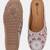 Pairs4u women's grey embroidered canvas jutti - stylish ethnic slip-on flats with comfortable pvc sole for women