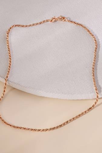 Touch925 classic rolo silver anklet