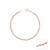 Touch925 classic rolo silver anklet