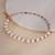 Touch925 harmony pearl & stone anklet