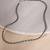 Touch925 twisted enamel silver anklet