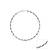 Touch925 twisted enamel silver anklet