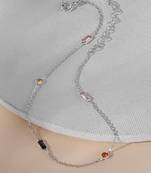 Touch925 shimmer bead anklet
