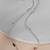 Touch925 shimmer bead anklet
