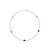 Touch925 shimmer bead anklet