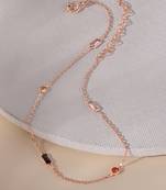 Touch925 shimmer bead anklet