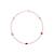 Touch925 shimmer bead anklet