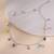 Touch925 star drop charm anklet