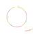 Touch925 triple shade fancy silver anklet