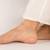 Touch925 stone trail charm anklet
